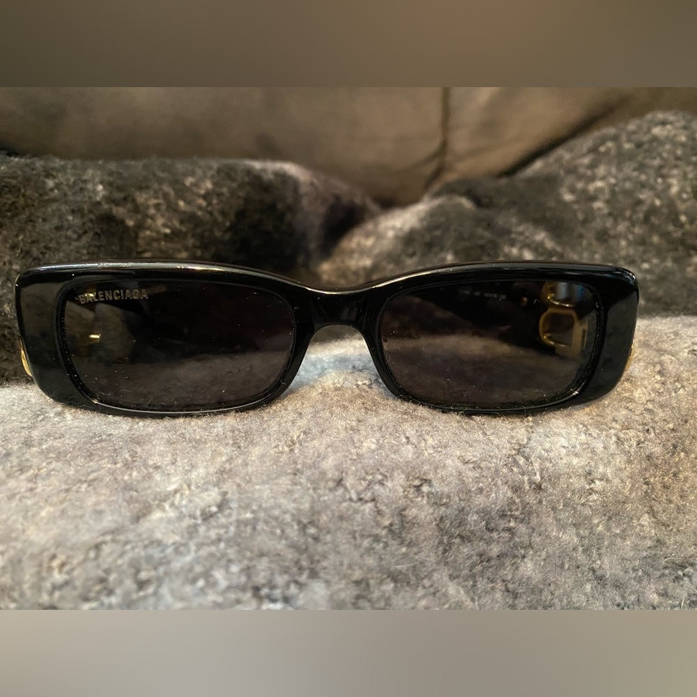 Balenciaga
Dynasty Rectangular Sunglasses, 51mm